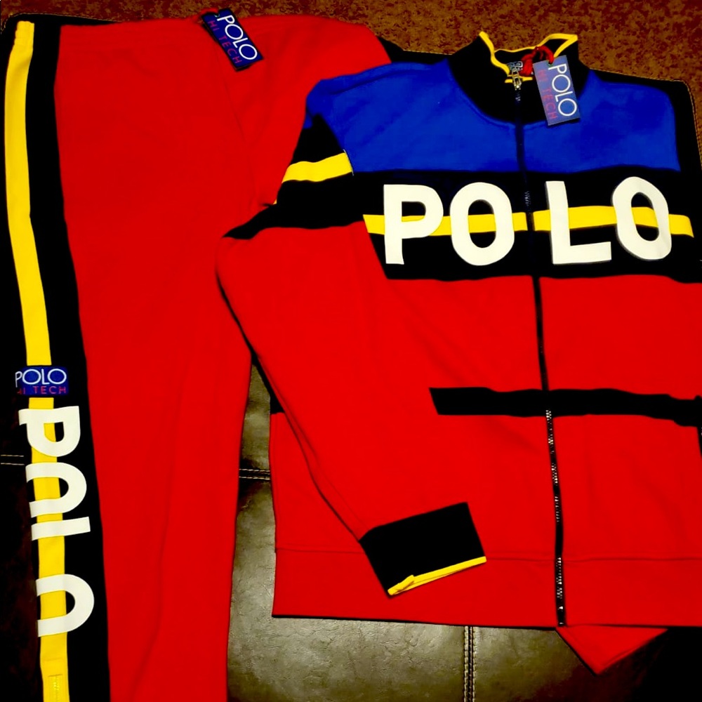 RARE Polo Ralph Lauren Hi Tek Track Sweatsuit